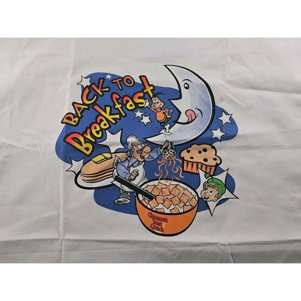 Set of 2 Vintage General Mills Breakfast Cereal Pillowcases 18''x29''
